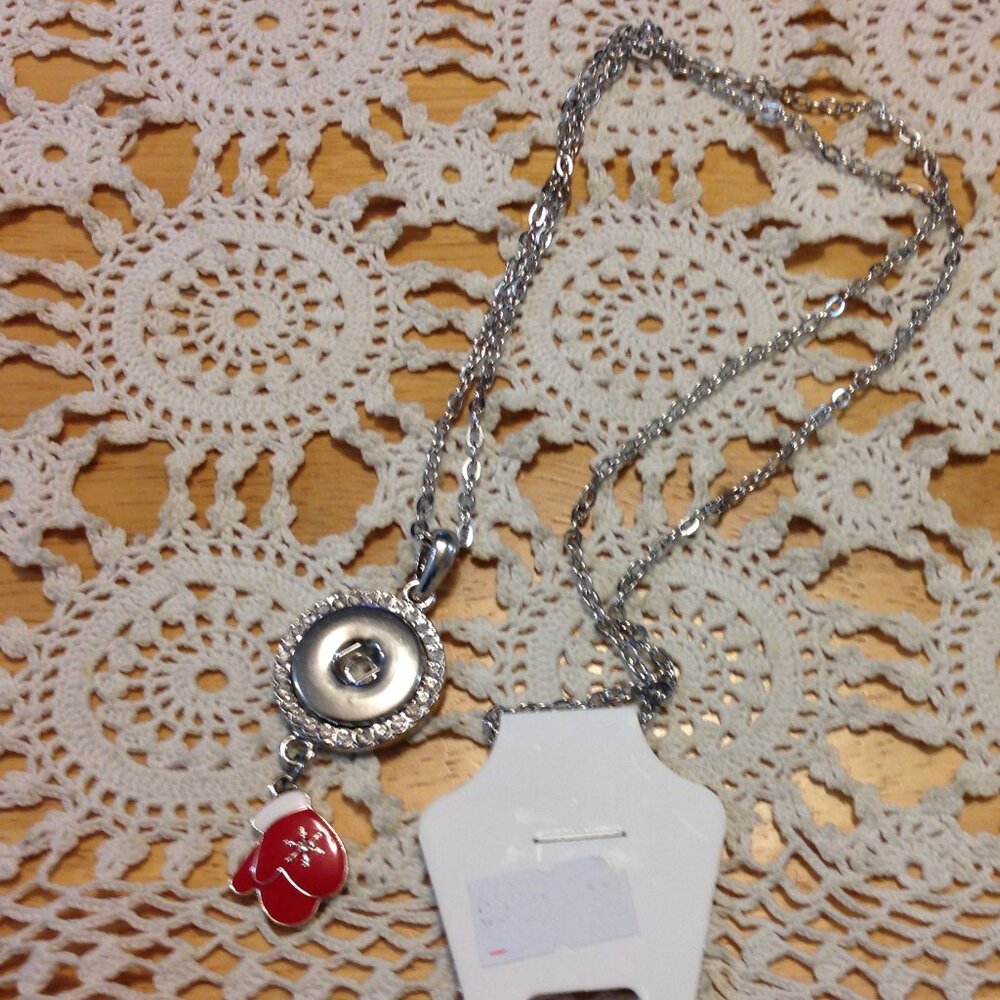 Snap Jewelry - Christmas Mitten